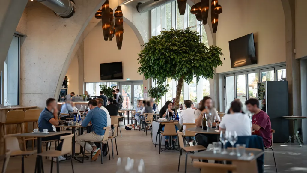 Salle du restaurant Aviron Bistronomie a Bayonne